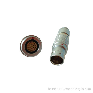 Push Pull Self-Latching Male Female Connector 19pin